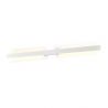Aplica LED iluminat exterior liniar IP54 LOTUS 24W alba
