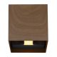 Iluminat exterior - Aplica LED cu spot pentru iluminat exterior design modern IP54 Veronika maro inchis 10x10cm