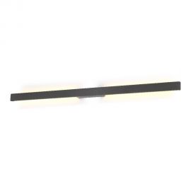 Aplice - Aplica LED iluminat exterior liniar IP54 LOTUS 24W gri inchis