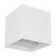 Iluminat exterior - Aplica LED cu spot pentru iluminat exterior design modern IP54 Veronika alb 10x10cm