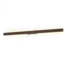 Aplice - Aplica LED iluminat exterior liniar IP54 LOTUS 24W maro corten