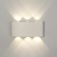 Aplica LED iluminat exterior ambiental IP54 ARCS alba