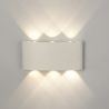 Aplica LED iluminat exterior ambiental IP54 ARCS alba