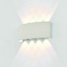 Aplica LED iluminat exterior ambiental IP54 ARCS alba