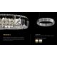 Candelabre, Lustre - Lustra LED LUX moderna design circular D50 PRISMATIC 01