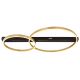 Plafoniere - Plafoniera LED design modern Luffy negru, auriu L-93cm