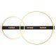 Plafoniere - Plafoniera LED design modern Luffy negru, auriu L-93cm
