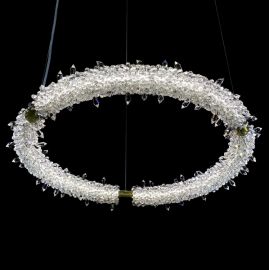 Candelabre, Lustre - Lustra LED LUX moderna design circular D65 GLACEE 01