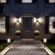 Lampi decorative si solare - Aplica LED solara iluminat exterior cu senzor de miscare IP54 MERIBEL