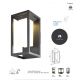 Lampi decorative si solare - Aplica LED solara iluminat exterior cu senzor de miscare IP54 MERIBEL