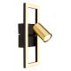 Aplice cu Spot - Aplica LED cu spot design modern Marrie negru, alama