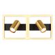 Aplice cu Spot - Aplica LED cu spot design modern Marrie negru, alama