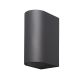 Aplica de perete iluminat exterior ambiental IP54 KANDANCHU gri inchis
