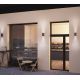 Aplice - Aplica de perete iluminat exterior ambiental IP54 KANDANCHU gri inchis