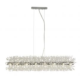 Lustra suspendata design deosebit din margele din sticla Sunburst 16Lt