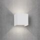 Aplice - Aplica LED de perete iluminat exterior ambiental IP54 DAVOS alba