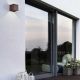 Aplice - Aplica LED de perete iluminat exterior ambiental IP54 DAVOS corten