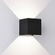 Aplice - Aplica LED de perete iluminat exterior ambiental IP54 DAVOS neagra