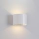 Aplice - Aplica LED de perete iluminat exterior ambiental IP54 DAVOS alba