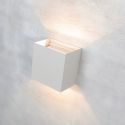 Aplica LED de perete iluminat exterior ambiental IP65 DAVOS XL alba