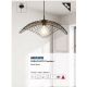 Pendule, Lustre suspendate - Lustra suspendata design deosebit Parachute negru