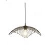 Lustra suspendata design deosebit Parachute negru