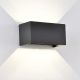 Aplice - Aplica LED de perete iluminat exterior ambiental IP54 DAVOS DOUBLE