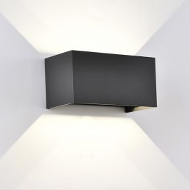 Aplice - Aplica LED de perete iluminat exterior ambiental IP54 DAVOS DOUBLE
