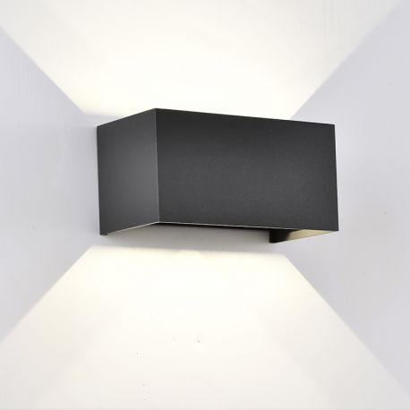 Aplice - Aplica LED de perete iluminat exterior ambiental IP54 DAVOS DOUBLE