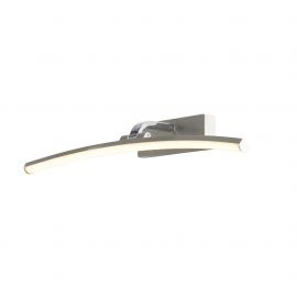 Aplica de perete LED pentru oglinda sau tablou Santorini argintiu, L-50cm