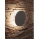 Aplice - Aplica LED de perete iluminat exterior ambiental IP54 BORA gri inchis