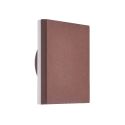 Aplica LED de perete iluminat exterior ambiental IP54 BORA corten