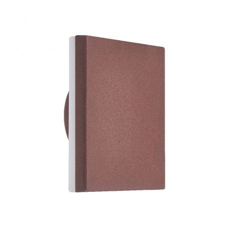 Aplice - Aplica LED de perete iluminat exterior ambiental IP54 BORA corten