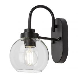 Iluminat pentru baie - Aplica pentru baie design modern IP44 Tirina negru