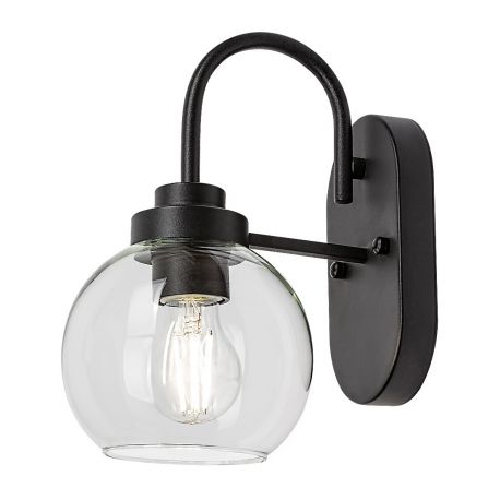 Iluminat pentru baie - Aplica pentru baie design modern IP44 Tirina negru