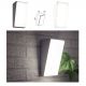 Aplice - Aplica LED iluminat exterior modern IP65 SOLDEN alb