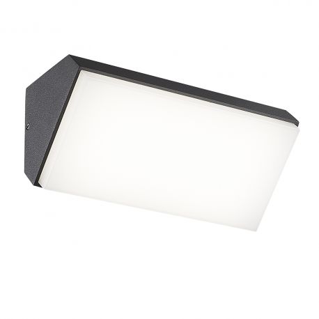 Aplice - Aplica LED iluminat exterior modern IP65 SOLDEN gri inchis