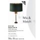 Veioze - Veioza, Lampa de masa eleganta Palm verde