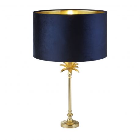 Veioze - Veioza, Lampa de masa eleganta Palm bleumarin