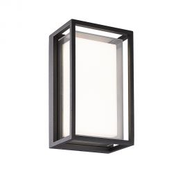 Aplice - Aplica LED iluminat exterior modern IP65 CHAMONIX gri inchis