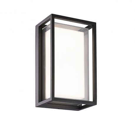 Aplice - Aplica LED iluminat exterior modern IP65 CHAMONIX gri inchis