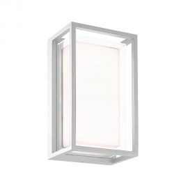 Aplice - Aplica LED iluminat exterior modern IP65 CHAMONIX alba