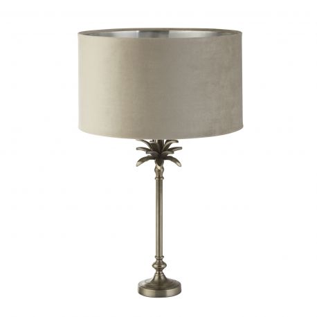 Veioze - Veioza, Lampa de masa eleganta Palm taupe