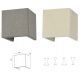 Aplice - Aplica LED iluminat exterior modern IP65 TAOS alba