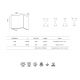 Aplice - Aplica LED iluminat exterior modern IP65 TAOS alba