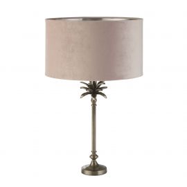 Veioza, Lampa de masa eleganta Palm roz