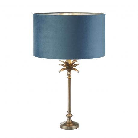Veioze - Veioza, Lampa de masa eleganta Palm teal