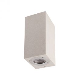 Aplice - Aplica de perete iluminat exterior ambiental IP65 LEVI alba