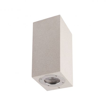 Aplice - Aplica de perete iluminat exterior ambiental IP65 LEVI alba
