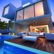 Aplice - Aplica de perete iluminat exterior ambiental IP65 LEVI alba